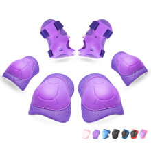 Kids/Youth Knee Pads Elbow Pads Wrist Guards 3 in 1 Protective Gear Set for Child Roller Skates, Cycling, Inline Skating, Scooter Skateboard, BMX Bik
