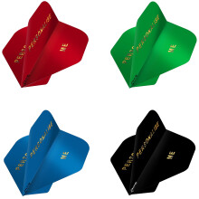 DESIGNA DARTS Personalised 100 Micron Flights | Custom Hot Foil Print Dart Flights | 10 Sets of 3 Flights, Standard, Blue (PF9006BL-PERS10)