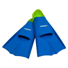 Maru Diving Fins – BlueLime UK 35 EU 3638 – Adjustable OpenHeel Swimming Fi