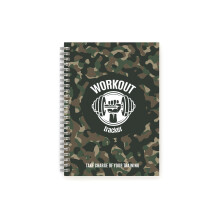 Workout Tracker - The Perfect Planner to record your Gym or Home Workouts - Six colours/styles - A5 size with 104 pages and space for 100 workouts -