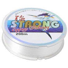KINDOYO 200m Nylon Fishing Line - 0.26mm Clear Monofilament, Abrasion Resistant, 2.5 Spool