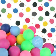 ASelected 100 Pcs Ping Pong Balls 40 Mm colorful Table Tennis Balls For Party Family School Group Game Prop Suitable As Pet Toys Decoration And Game