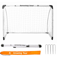 Amazing Tour Football Goal, Football Goals for Kids, 90x60x60cm Foldable Football Goals Soccer Sport Games Training Practice Set for 3-11 Year Old Ch