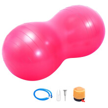 Peanut Ball Therapy with Pump, Sensory Gym Ball for Yoga, Pilates, Core Training & Balance, PVC Exercise Ball for Autism, Posture Fitness Equipment f