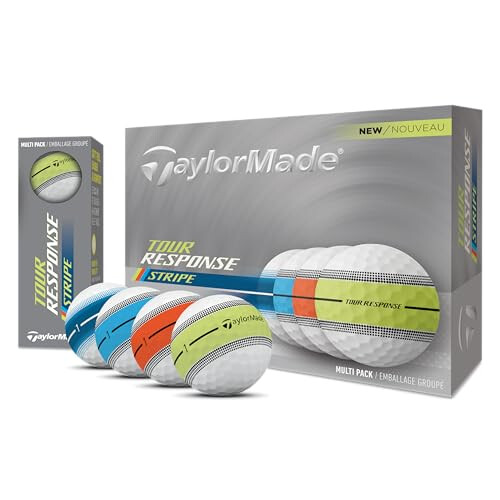 TaylorMade 2025 Golf Tour Response Stripe Multi Golf Balls 1