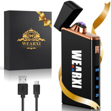 WEARXI Gifts for Men, Electric Lighter, Christmas Stocking Fillers for Mens Gifts, Secret Santa, Birthday Gifts for Dad/Him/Grandpa, Dad Gifts Campin