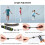 Gritin Skipping Rope Speed Jump Rope Soft Memory Foam Handle Tanglefree Adj 3