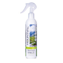 Mountval Textile Shield, spray-on waterproofer for wet weather and hiking garments, pleasant smell, works with GORE-TEX, without solvent, Transparent