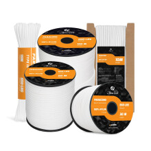 Abma Cord Paracord 550 4mm Nylon Rope Type III 7 Strands Parachute Cord Top 45 Hot Colors - Max. 250kg (550lbs)
