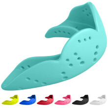 SISU Mouth Guard Aero - Awesome Aqua - Ultra Slim Gumshield for Adults & Kids - Custom Fit Rugby Gum Shield- A Remouldable Sports Mouthguard for Boxi