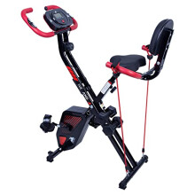 Exercise Bike, Fitness Bike, Foldable, Advanced Leg Trainer, Full Body Exercise, LCD Display, 8 Level Resistance Levels, 120 kg Load Capacity, Adjust