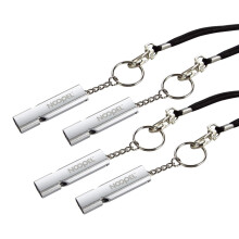 Emergency Survival Whistle Noopel Double Tubes Safety Whistles 2 pack with lanyard and keychain for Boating Outdoor Camping Hiking Hunting Sports Dog