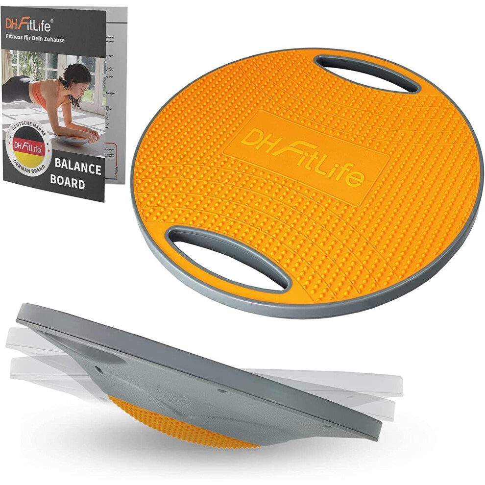Dh Fitlife Balance Board Wobble Board With Handles Extra Large Ø 42Cm Max 2