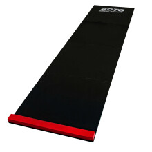 KOTO Puzzle Dart Mat Red 237 x 60 cm Foam Darts Mat with Raised Oche for Beginners Professionals For Steel Soft Darts
