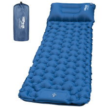 HiiPeak Camping Sleeping Pad - Ultralight Inflatable Sleeping Mat with Built-in Foot Pump & Pillow, Compact Waterproof Camping Air Mattress for Tent,