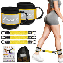 Resistance Bands Set with Ankle Straps, Ankle Weights Bands for Women, Ankle Resistance Bands with Cuffs, Legs and Glutes Workout Equipment, Home Gym