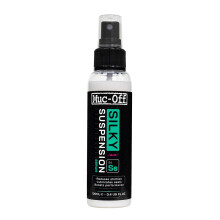 Muc-Off Silky Suspension Serum - Silicone Infused Lubricant for Shocks, Stanchions, and Dropper Posts - Reduces Friction and Repels Dirt - 100ml