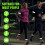 URAQT 4 PCS High Visibility Armbands Double Reflective Wrist Strap Running 6