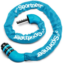 Sportneer High Security Chain Lock - 5-Digit Combination Anti-Theft for Bicycle, Motorcycle, Scooter, Door