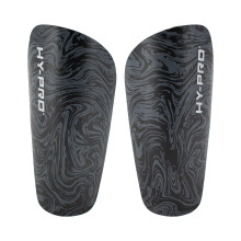 Hy-Pro Shin Pads With Football Socks - Breathable & Secured Elastic Shin Pad Socks For Players 120-140cm - Small Size, No-Strap Design for Secure Pro