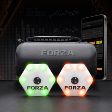 FORZA Wave Football Rebound Board [Standard or XL] | Reversible Rebounder with a 4-in-1 Design - Ideal for Passing & Shooting Drills - Optional React