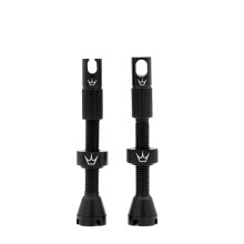 Peaty's X Chris King MK2 Tubeless Valves Presta - Integrated Spoke Key & Valve Core Removal Caps, Mountain Bike, Road & Gravel Bicycle Tyre, Insert C