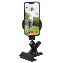 MoKo Phone Stand Golf Cart Mount, Cell Phone Holder Golf Analyzer Accessories for Recording Golf Swing Multi Angles Clip Holder for Live Streaming Ph