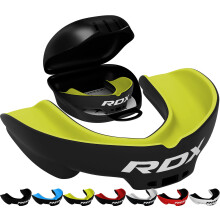 RDX Gum Shield for Boxing MMA Kickboxing Muay Thai Judo Karate - Kids Mouth Guard Mouthpiece Jaw Protector with Case - Martial Arts Football Rugby Ho