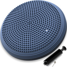 Wobble Balance Cushion Board for Fitness Exercise core workout, Relief Bank Pain, Sensory Cushion for Chair - Stability Rehab Seat Improve Sitting Po