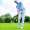 WUISOLQP Golf Swing Trainer Retractable Golf Swing Training Aid Golf Grip T 6