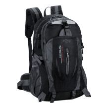 ABPOK 35L Lightweight Outdoor Backpack, Durable Handy Waterproof Foldable Climbing Rucksack for Camping Walking Hiking (Black, 35L)