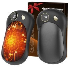 UODIR Rechargeable Hand Warmers, 2-Pack 10000mAh. Magnetic, Electric, 3 Heat Levels & Battery Indicator. Portable Pocket Heater, Golf, Outdoor Sports