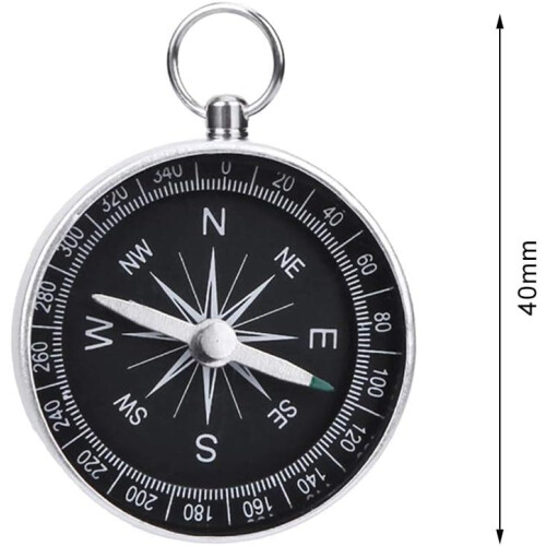 Simple hiking compass  pocket compass  360 Degree Rotating Compass with Key 1