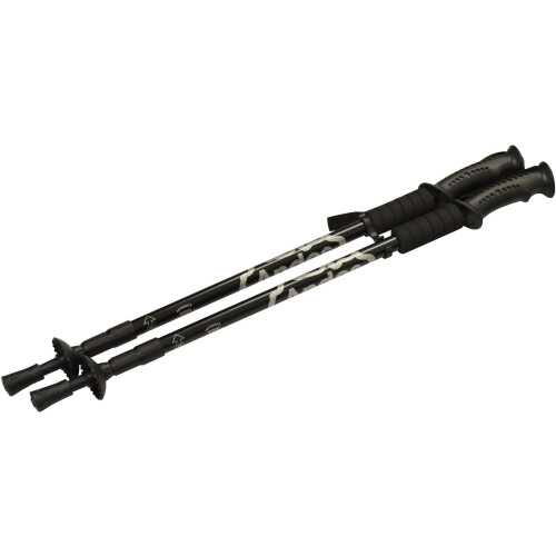 Andes Telescopic Extending Adjustable Antishock Hiking/Walking Poles Black 2