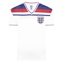 Score Draw England 1982 World Cup Finals Retro Shirt White XS Cotton/Polyester