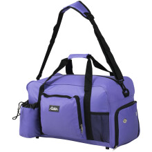 Andes 40 Litre Purple Sports Gym Travel Bag Shoulder Holdall Luggage, Includes Shoe Pocket, Drinks Pocket and Adjustable Shoulder Strap
