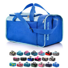 meteor Gym Duffel Cabin Holdall Bag - Lightweight Sports Luggage with Shoe Compartment, Shoulder Strap, Underseat Hand Size for Travel Workout Weeken