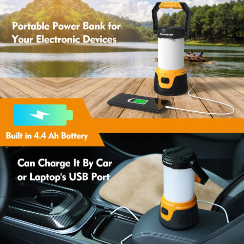 EverBrite LED Camping Lantern Rechargeable 1000 Lumen 5 Modes Camping Light 1