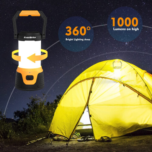EverBrite LED Camping Lantern Rechargeable 1000 Lumen 5 Modes Camping Light 2