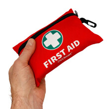 it's Smart Premium First Aid Kit 110 Pieces - for Travel Essentials, Hiking, Home, Camping and Car - Includes Emergency Blanket, Plasters, Bandages,