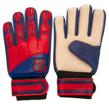 Hy-Pro Tottenham Hotspur Officially Licensed FC Barcelona Goalkeeper Gloves - Youth, Delta Design, Goalie, with Strong Palm Girp for High Performance