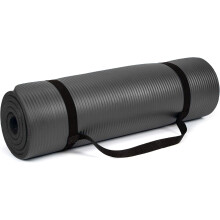 M7 Packaging Yoga Mat, 183cm x 60cm, 12mm Thick, Non-Slip, Multi-Purpose for Men, Women, (Black Extra Thick 15mm)