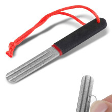 1 Pcs VGroove Dart SharpenerDart Sharpener Diamond Grinding File Portable Sharpening File Dart AccessoriesVGroove Dart Point Sharpener Portable Rapi