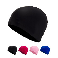 Fabric Swimming Cap – Comfortable, Durable & High Elastic (Black)