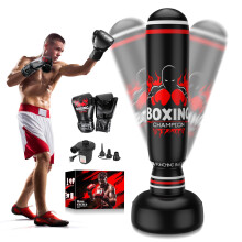 Upgrade Punching Bag for Kids, 67" Stable Kids Boxing Set with Gloves and Air Pump, Premium Punch Bag Toy,Christmas Birthday Gifts for Boys & Girls A