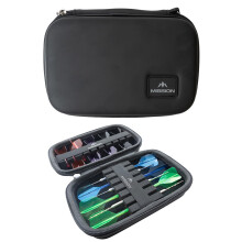 Mission Darts Force 90 EVA Case Black Strong Protection Darts CaseStor
