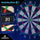 Mission Darts | Samurai 3 | Professional Bristle Dartboard | Knife Wire | Black Number Ring 4