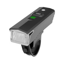 Zenbanzer Bike Lights Front,Super Bright LED Bicycle Lights, Electric Level Digital Display,USB Rechargeable,IP65 Waterproof Bike Light Set for Mount