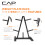 CAP Barbell Standard 1-Inch Weight Plate Storage Tree Rack | Black 3
