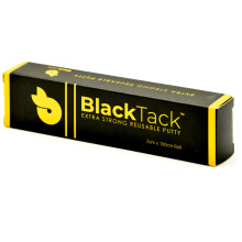 PROtastic Industrial Strength Original Black Tac Putty (1 Metre x 2cm) for Repairing, Reconstructing and Protecting Objects - Mouldable, Removable, W